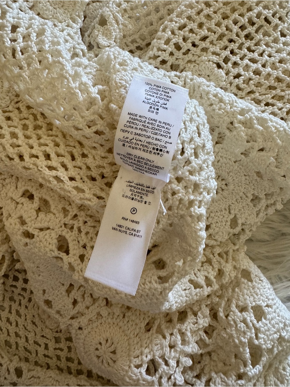 Doen New Evangeline Dress Heirloom Pearl Small - Picture 6 of 9